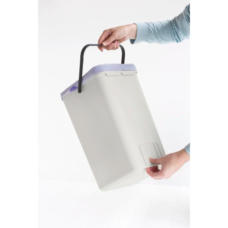 Brabantia Sort & Go Plastic Recycling Bin, 3.2 Gallon