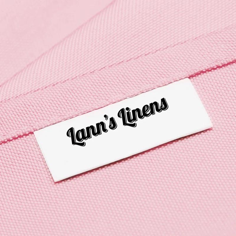 Lann's Linens Solid Color Rectangular Tablecloth
