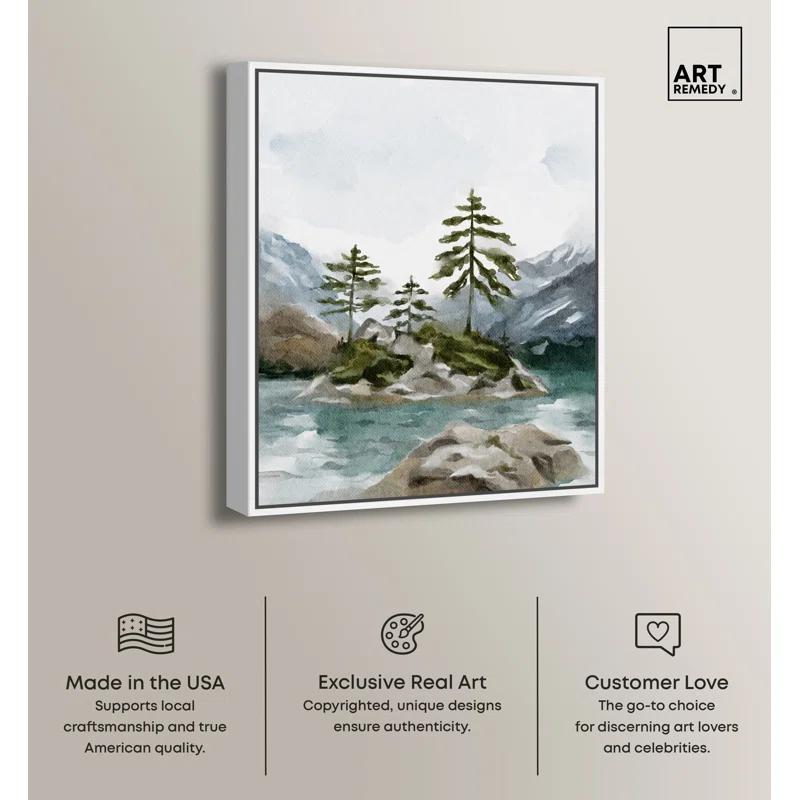 Art Remedy Cold Winter Lake