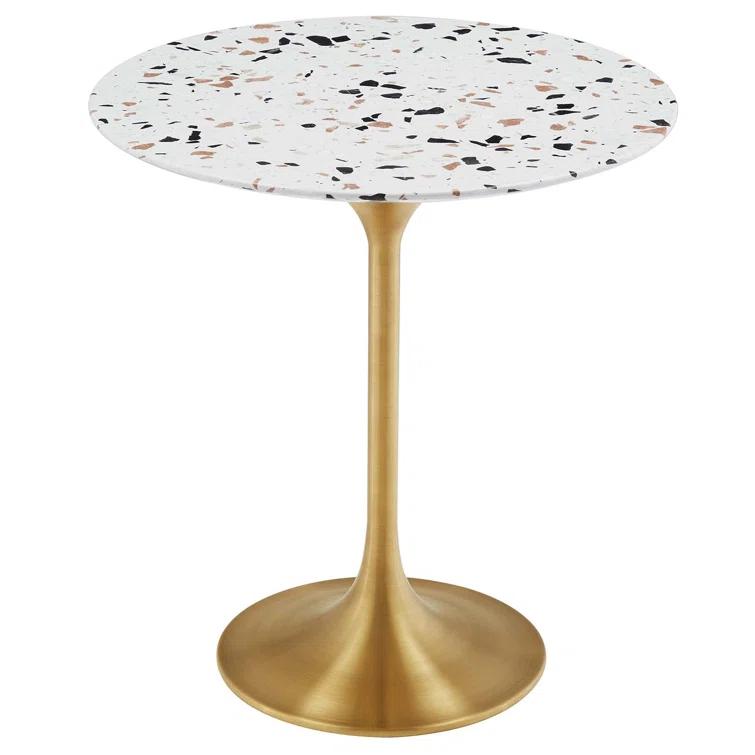 Modway Modway Lippa 20" Round Terrazzo Side Table