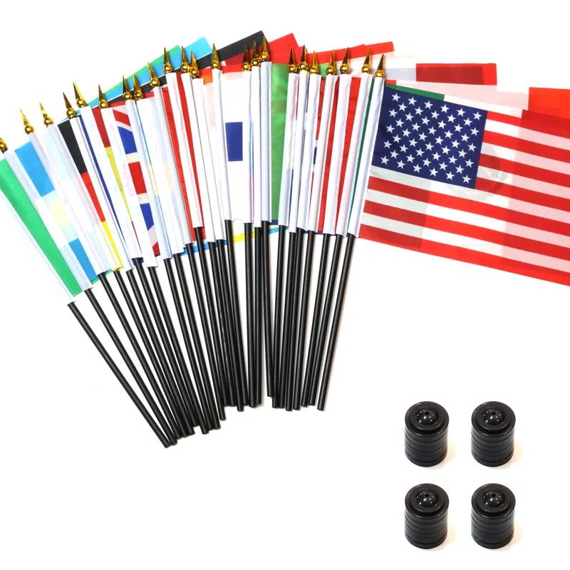 Double Sided Polyester Independence Day Flag Set