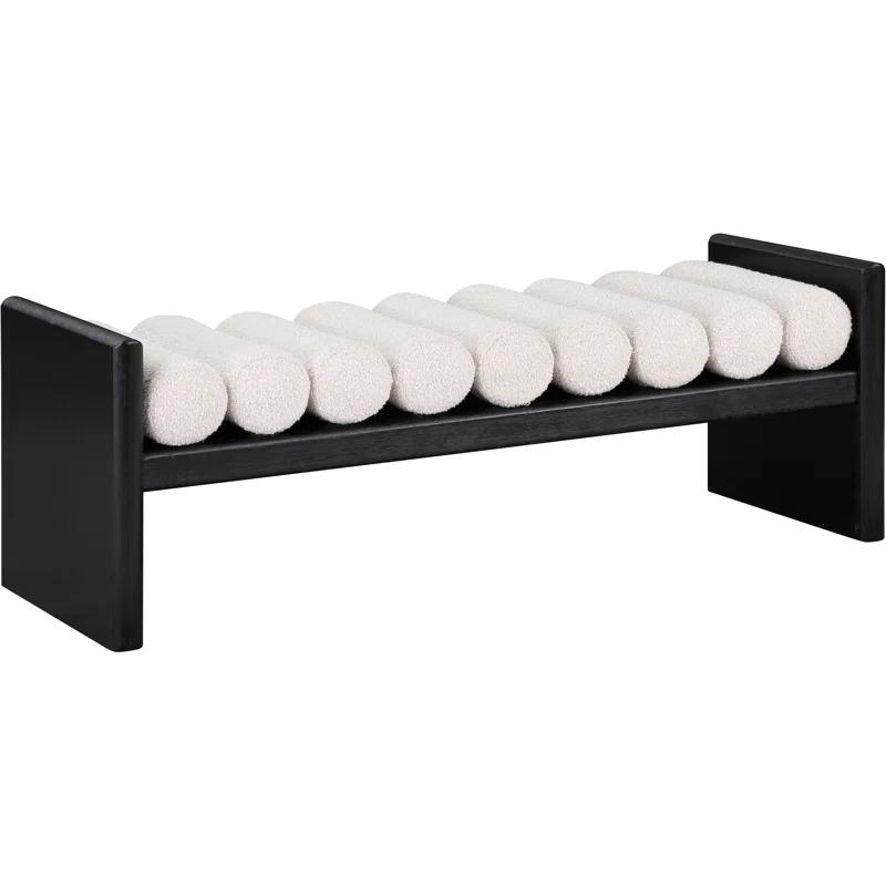 Reeves Boucle Wood Bench