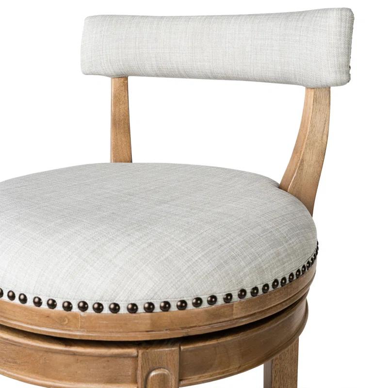 Maven Lane Maven Lane Alexander Stool with Fabric Upholstery