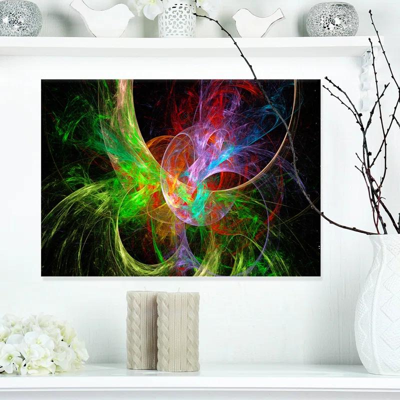 Design Art " Multi-Color Fractal Abstract Design "
