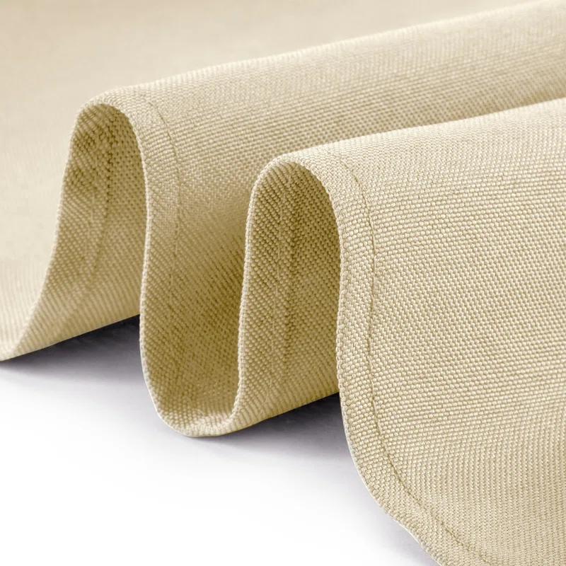 Lann's Linens Solid Color Rectangular Tablecloth
