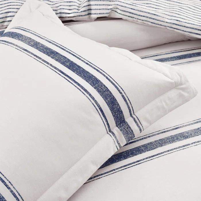 Farmhouse Standard Cotton Reversible Comforter Set