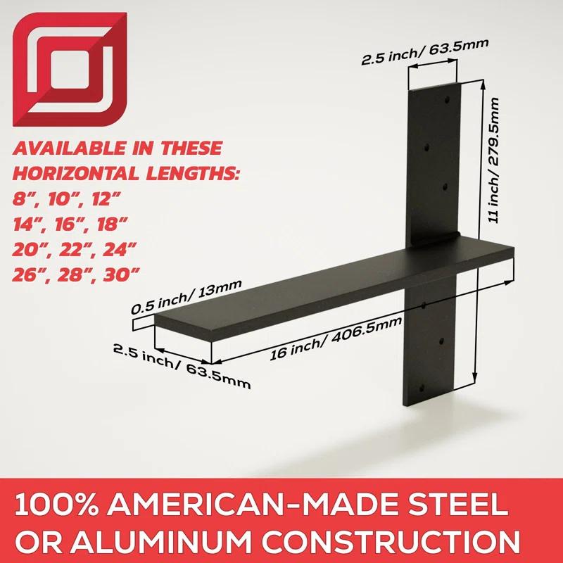 The Original Granite Bracket The Original™ Free Hanging Shelf Universal Standard Bracket
