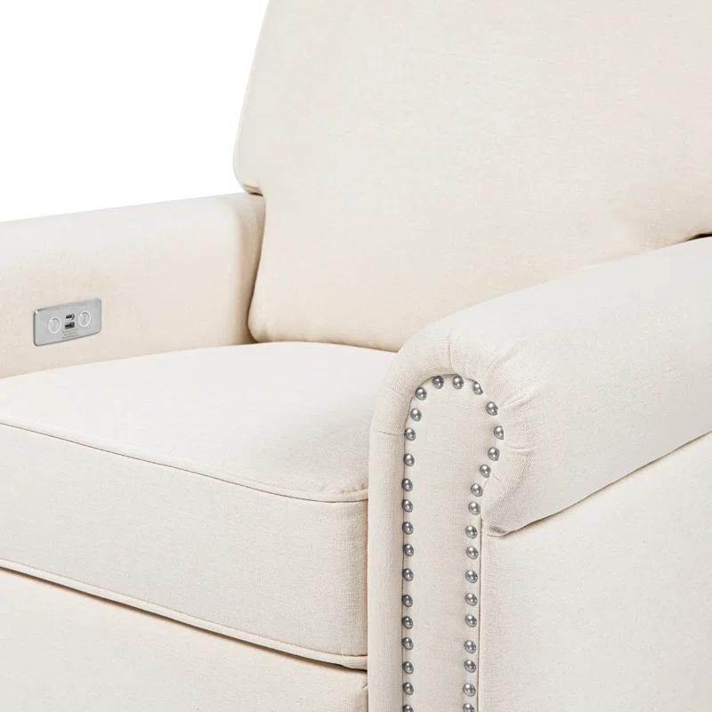Linden Electronic Recliner and Swivel Glider in Eco-Performance Fabric with USB port