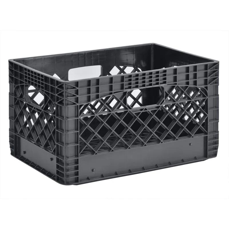 Juggernaut Storage Juggernaut Storage 24QT Plastic Heavy-Duty Milk Crate