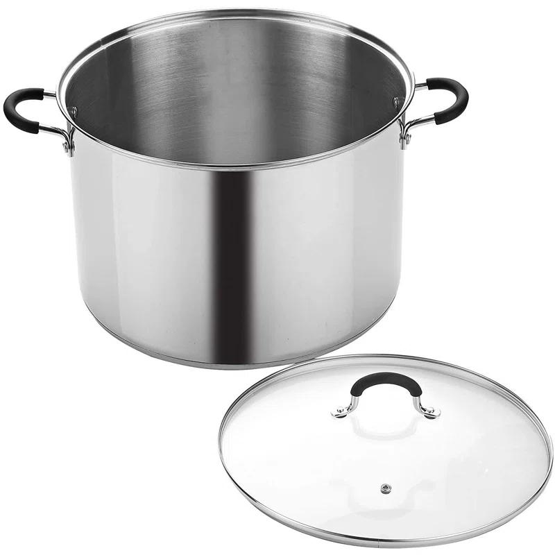 Cook N Home Professional Stainless Steel Stockpot with Lid
