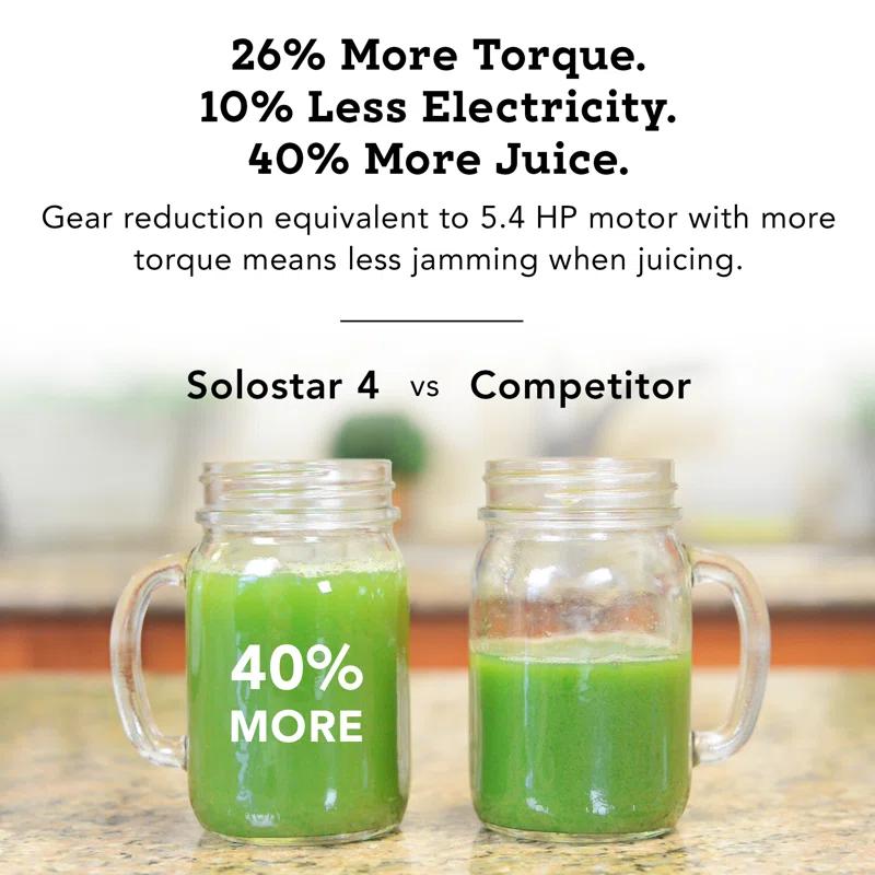 Tribest Tribest Solostar® Electric Slow Masticating & Cold Press Juicer