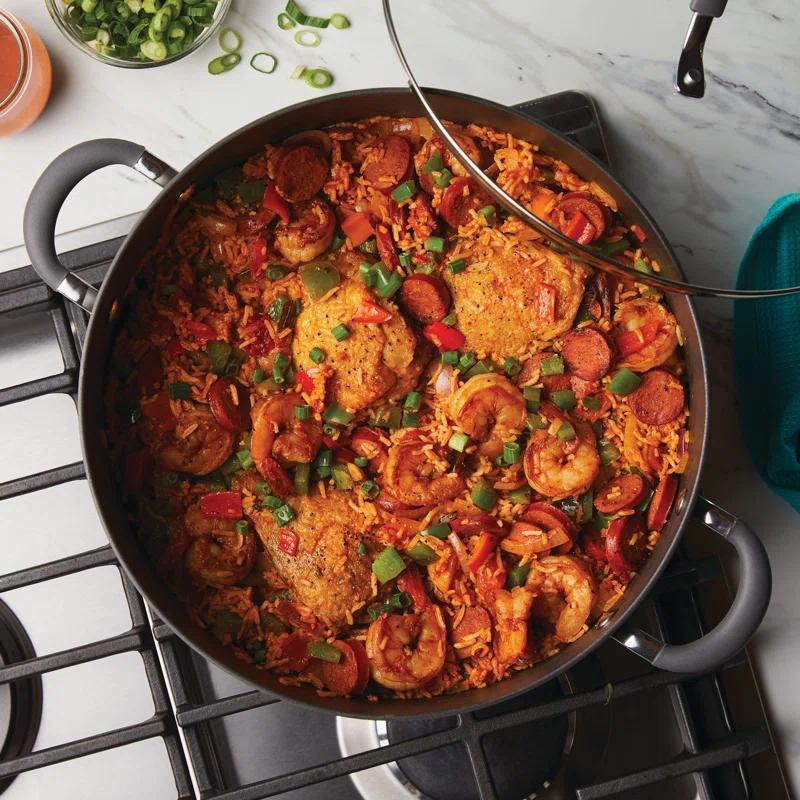 Circulon Radiance Hard-Anodized Aluminum Nonstick Wide Stockpot