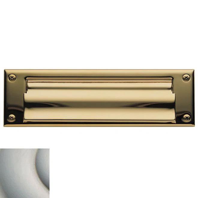 Baldwin 10 in x 3 in Brass Mail Slot