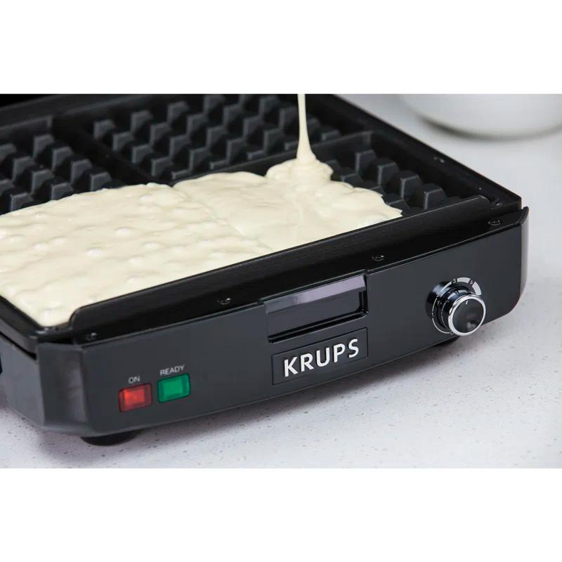 Krups 4 Slice Belgian Waffle Maker