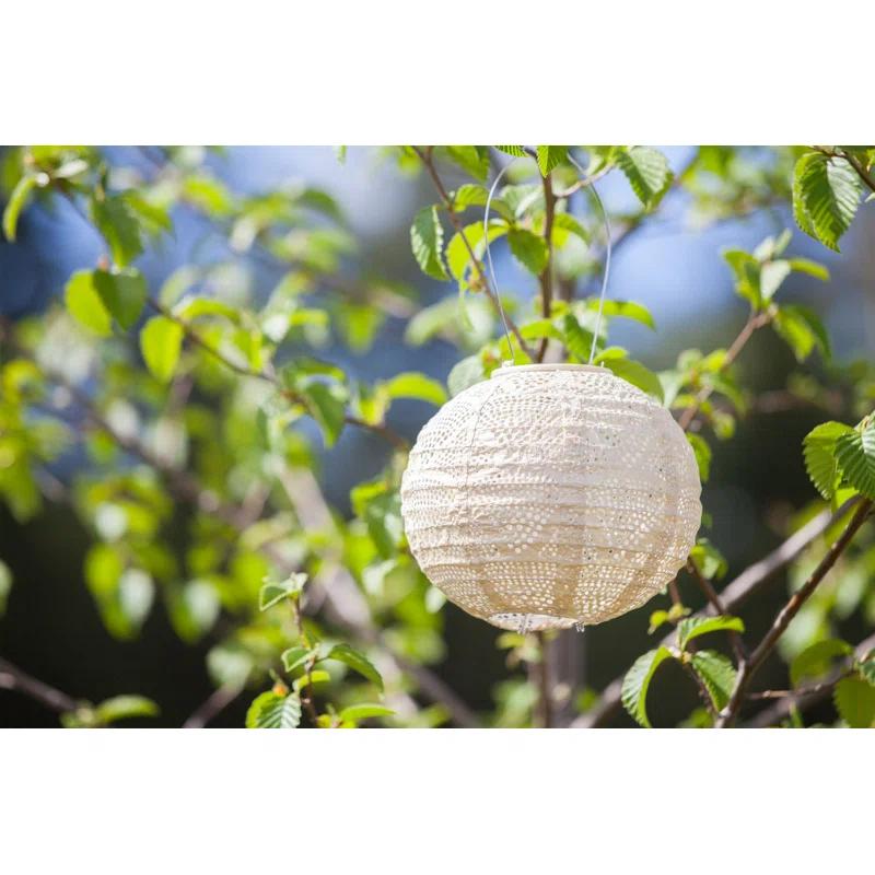 Boho Globe Solar Outdoor Lantern