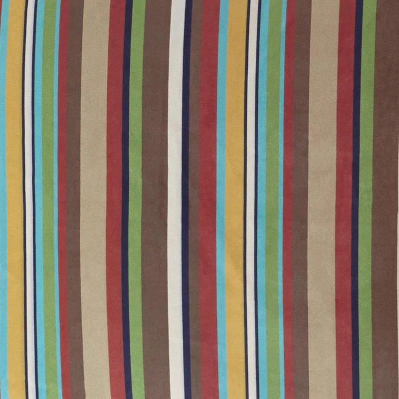 Tammy Turquoise Tan Yellow Stripe Classic Western Bed Skirt