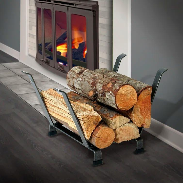 Enclume Handcrafted Country Home Basket Fireplace Log Rack