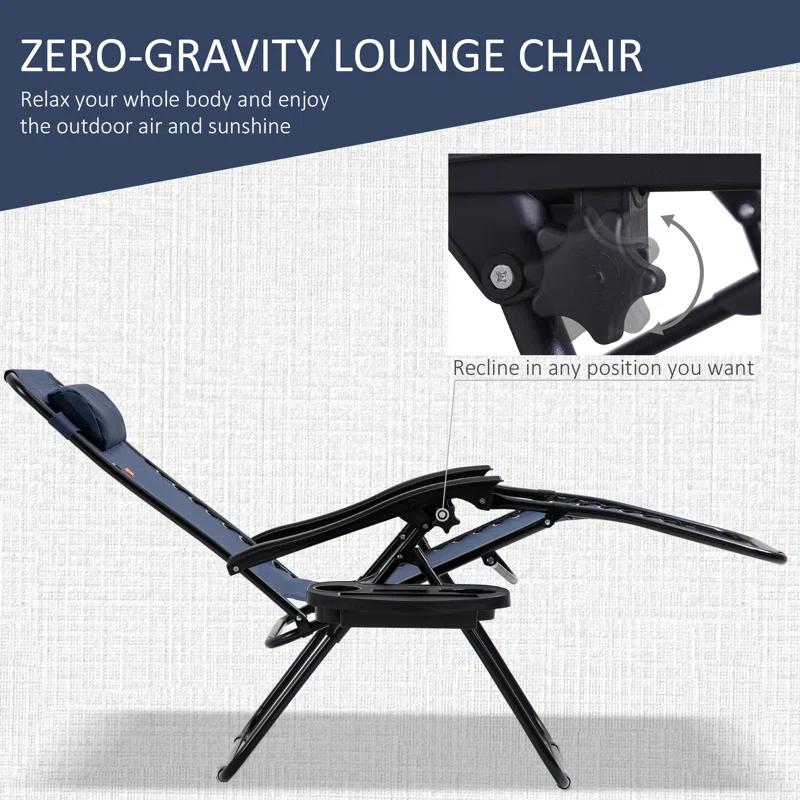 Outsunny Folding Zero Gravity Chair