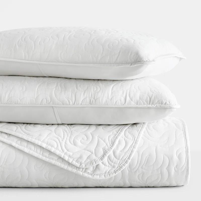 Becky Cameron Becky Cameron Elegant Floral Stitching Quilt Set