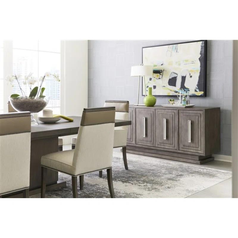 Vanguard Furniture Bradford Extendable Teak Solid Wood Pedestal Dining Table