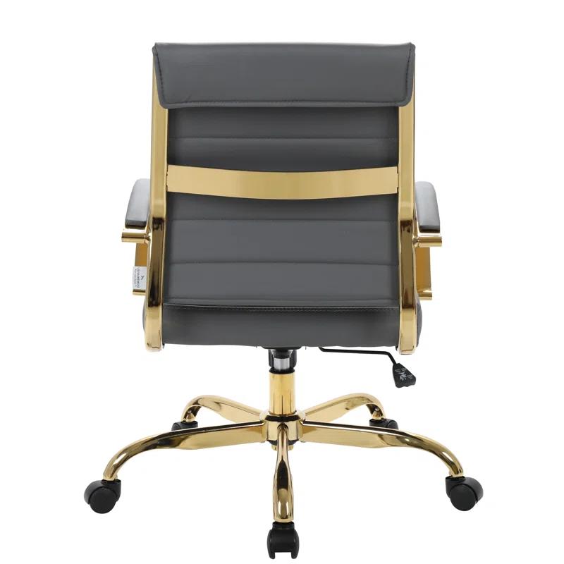 Everly Quinn Naudain Leather Office Conference Chair Modern Executive Meeting Room Chairs