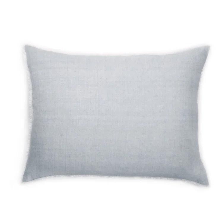 Logan Linen Sham by Pom Pom at Home - Navy / Standard