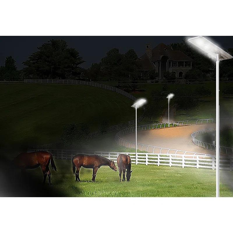 eLEDing ELEDing Outdoor LED Motion Sensor Street Light with Solar Panels