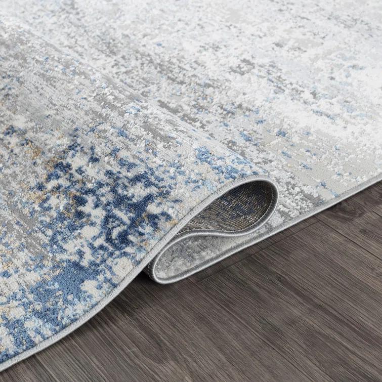 Pasargad Stella Gray/Blue Area Rug