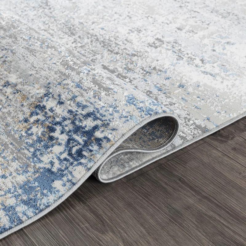 Pasargad Stella Gray/Blue Area Rug