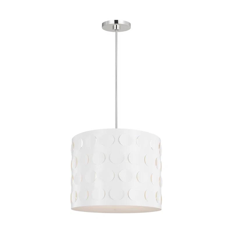 kate spade new york Dottie 3 - Light Dimmable Drum Chandelier