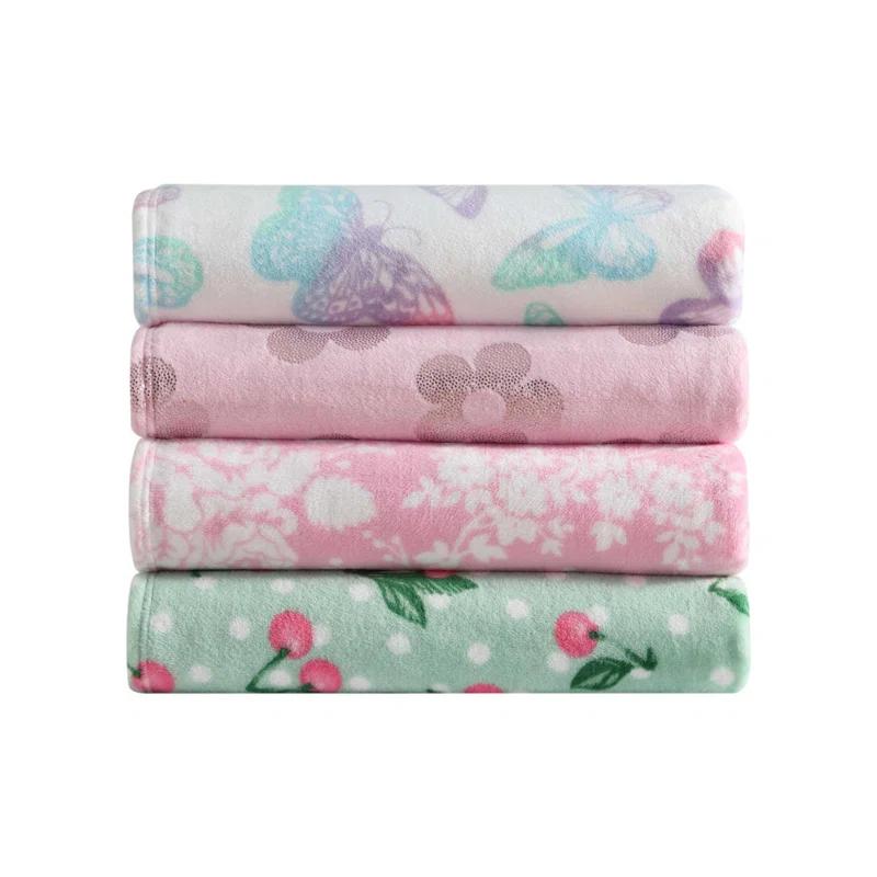 Betsey Johnson Printed Ultra Soft Plush Fleece Blankets & Reviews | Wayfair