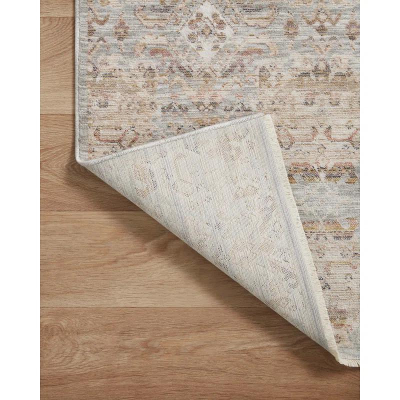 Zuma Rug by Amber Lewis x Loloi - Silver and Multicolor / 9'6" x 13'1"