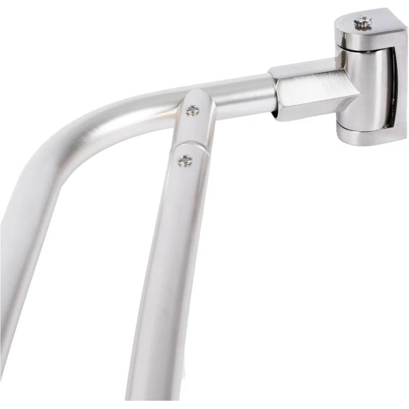VOMGEB1 Double Curved Shower Rod, Durable Metal Construction