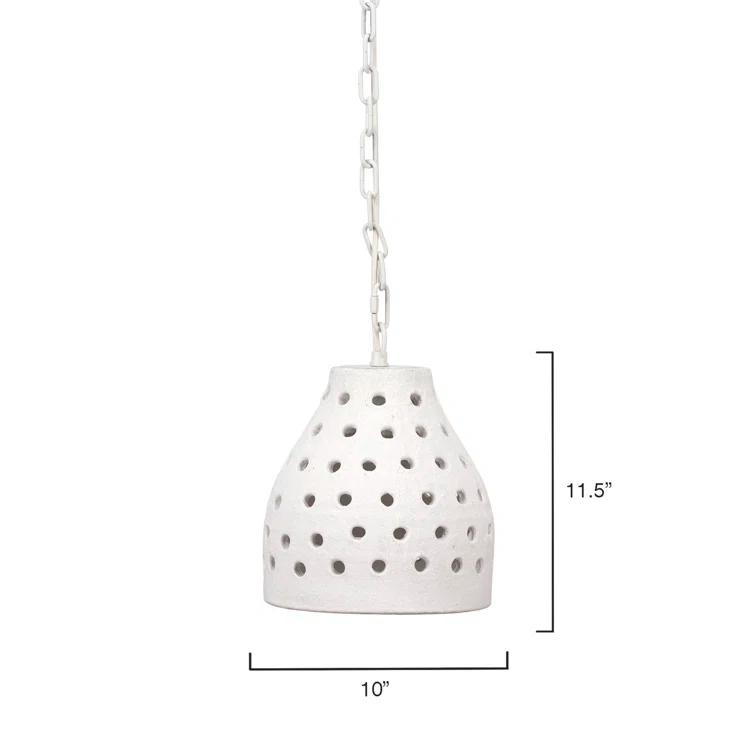 Pristina Single Light Ceramic Dimmable Pendant