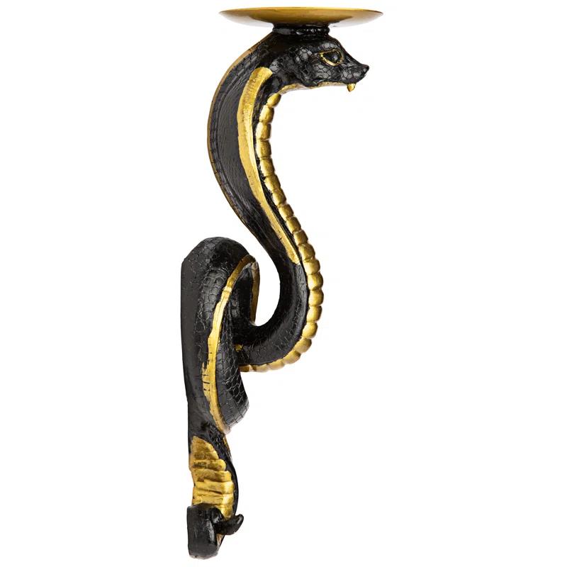 Design Toscano Renenutet Egyptian Cobra Goddess Wall Sconce (Set of 2)