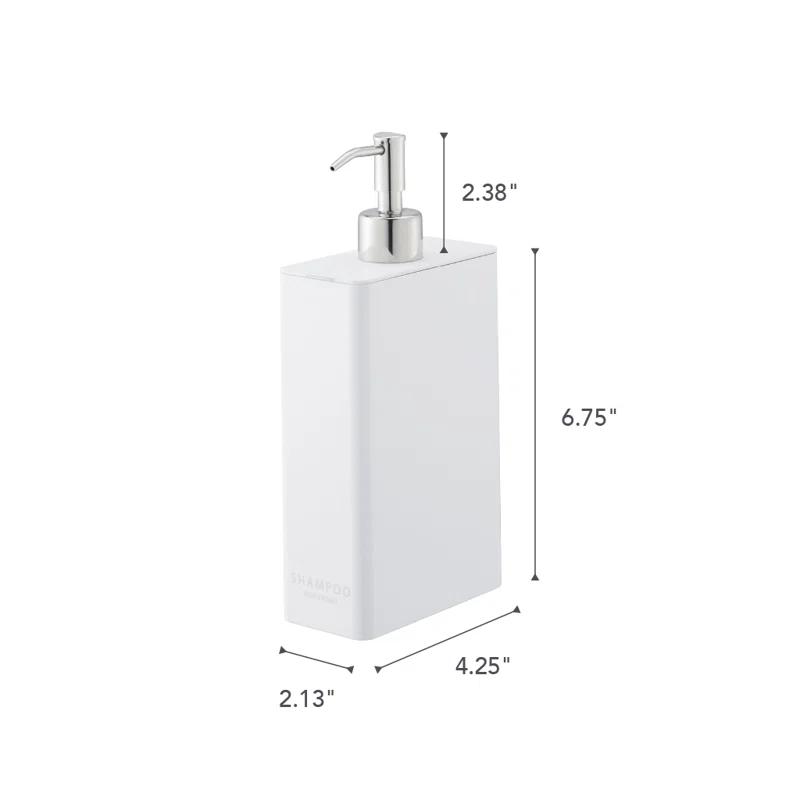 Yamazaki Home Yamazaki Home Dispenser, Contemporary Bottle Pump For Shower, 24 fluid oz., 700 ml