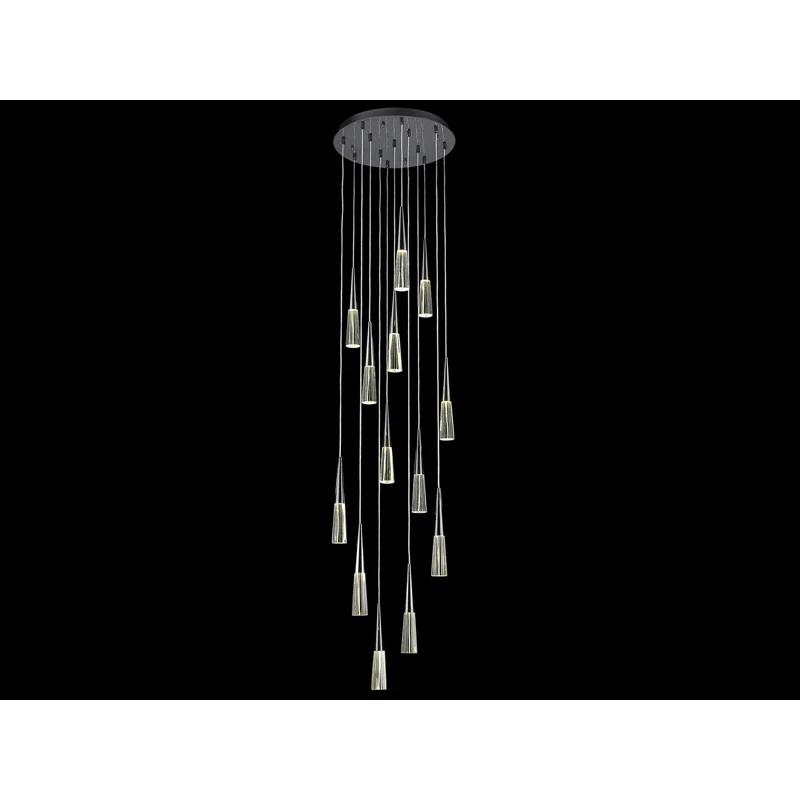 Encino 13 - Light Dimmable Tiered Chandelier