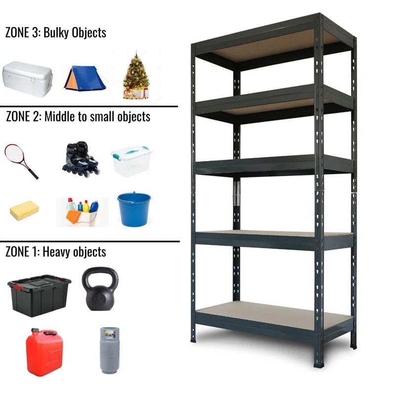 AR Shelving Industrial Design Durable Stylish for Home, Office and Garage