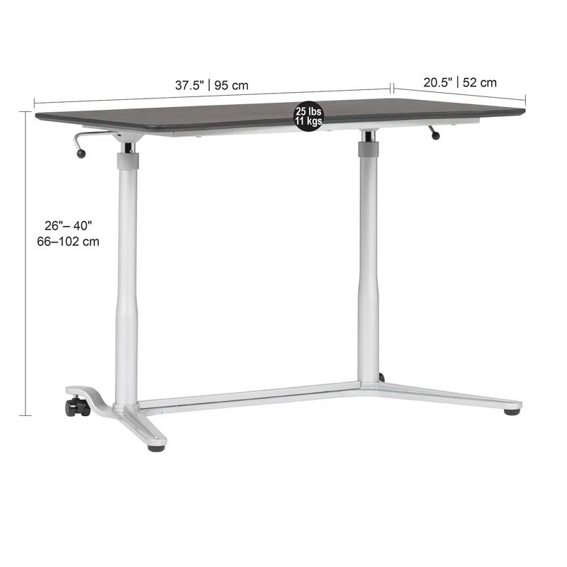 Crandell Adjustable Metal Base Standing Desk