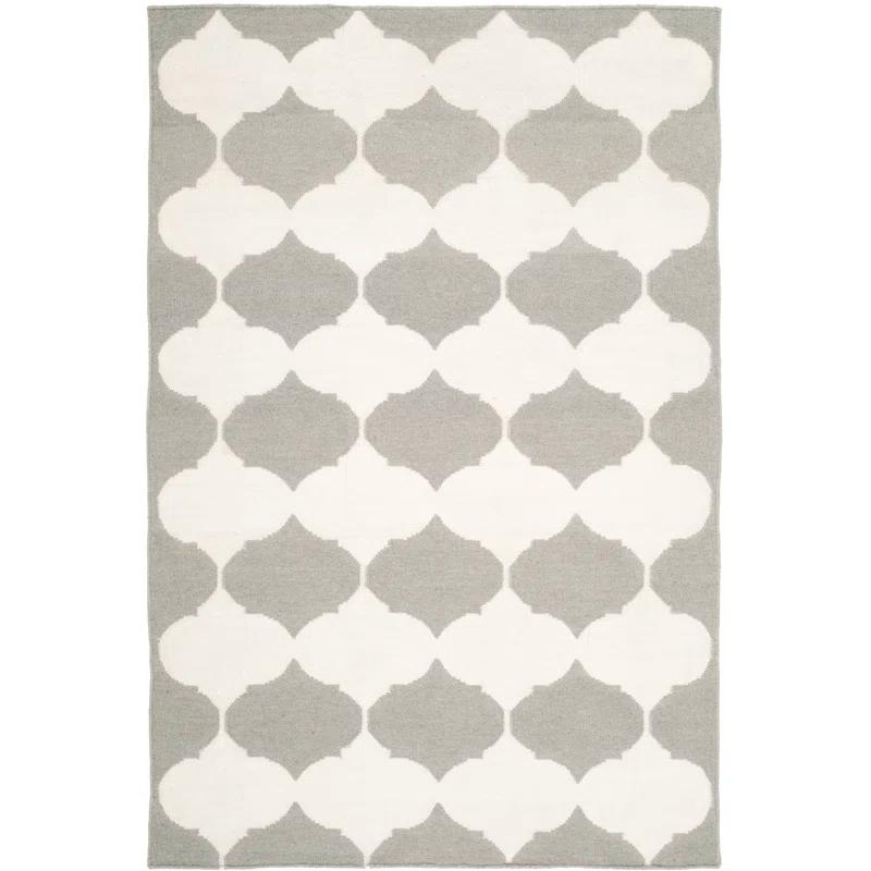 Safavieh Dhurries Hand Woven Flat Weave Banana Silk/Wool/Cotton Rug