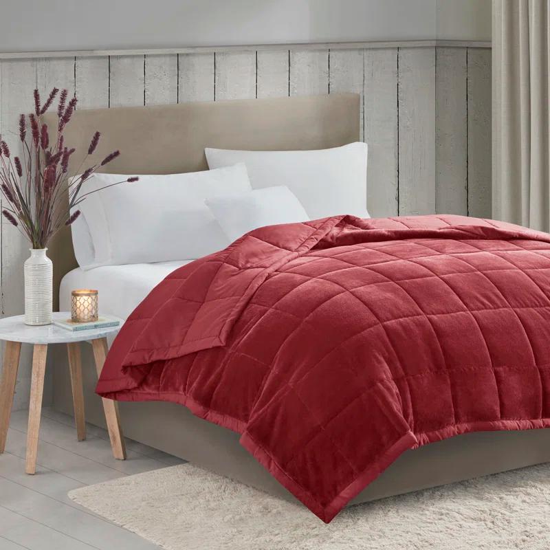 Madison Park Coleman Reversible HeiQ Smart Temperature Down Alternative Blanket