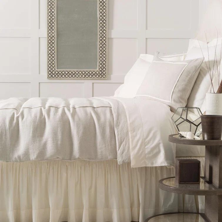 Classic Hemstitch Ivory Bed Skirt