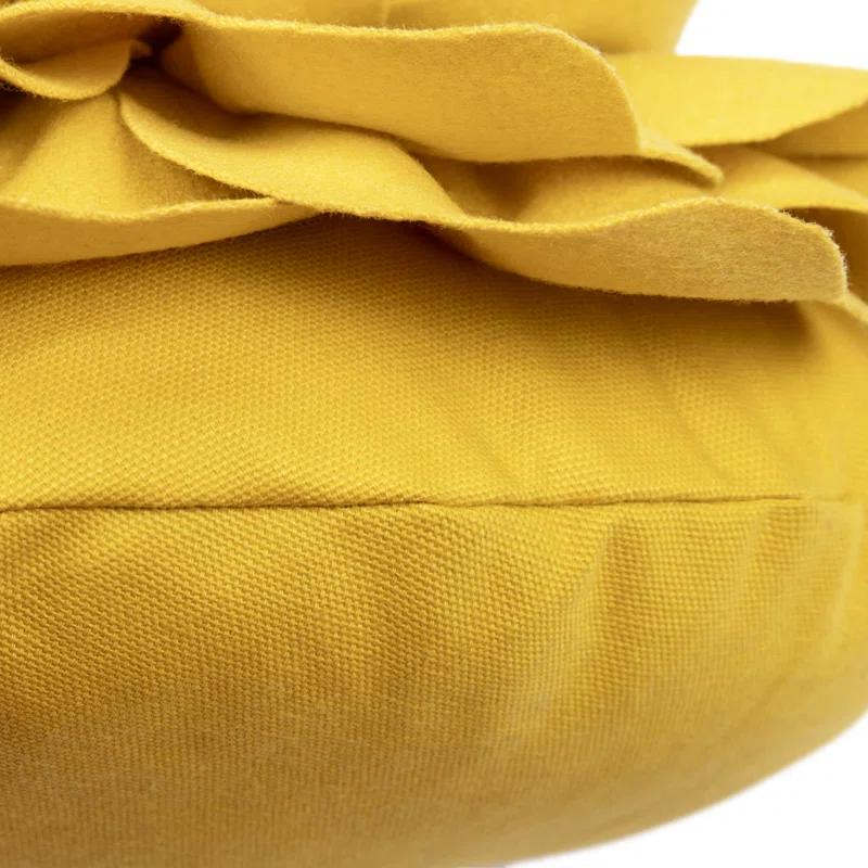 JWH 3D Floral Throw Pillow Floral Throw Pillow