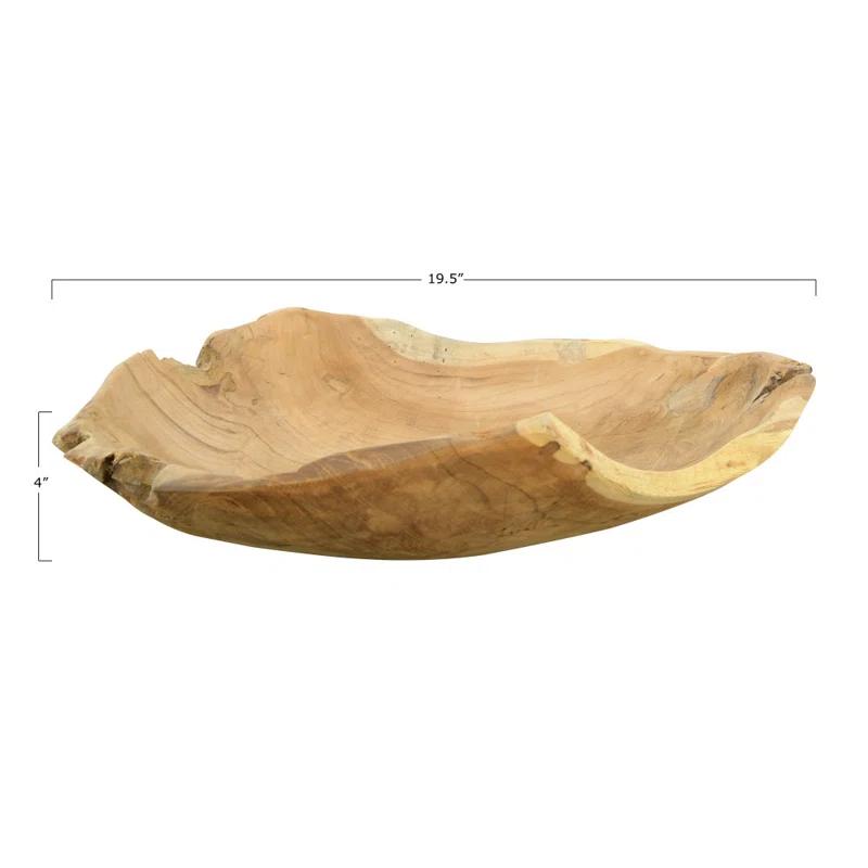 Desideria Teak Serving Bowl
