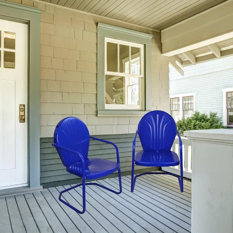 34-Inch Outdoor Retro Tulip Armchair