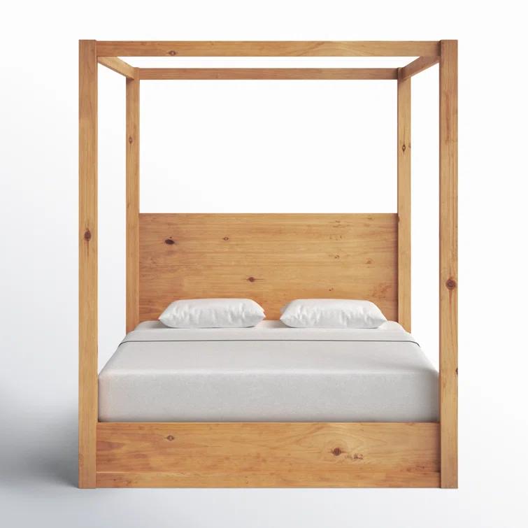 Modica Solid Wood Canopy Bed
