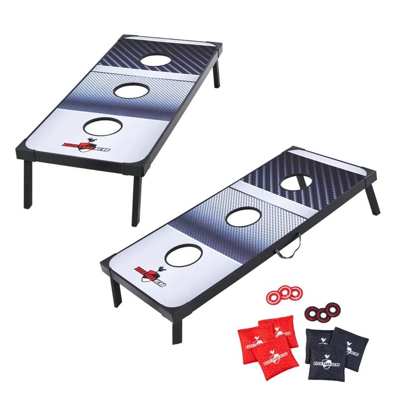 Backyard Hero Backyard Hero 48" Tailgate Combo Bean Bag Toss and Washer Toss Games