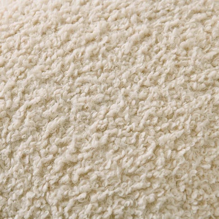 NordECO HOME Faux Fur Throw Pillow Covers Soft Teddy Polyester Square Throw Pillow Cover & Reviews | Wayfair