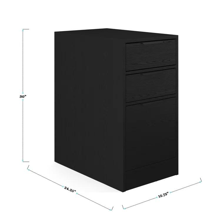 Martha Stewart Martha Stewart Kayden Home Office Modular 3 Drawer File Cabinet