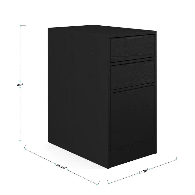 Martha Stewart Martha Stewart Kayden Home Office Modular 3 Drawer File Cabinet